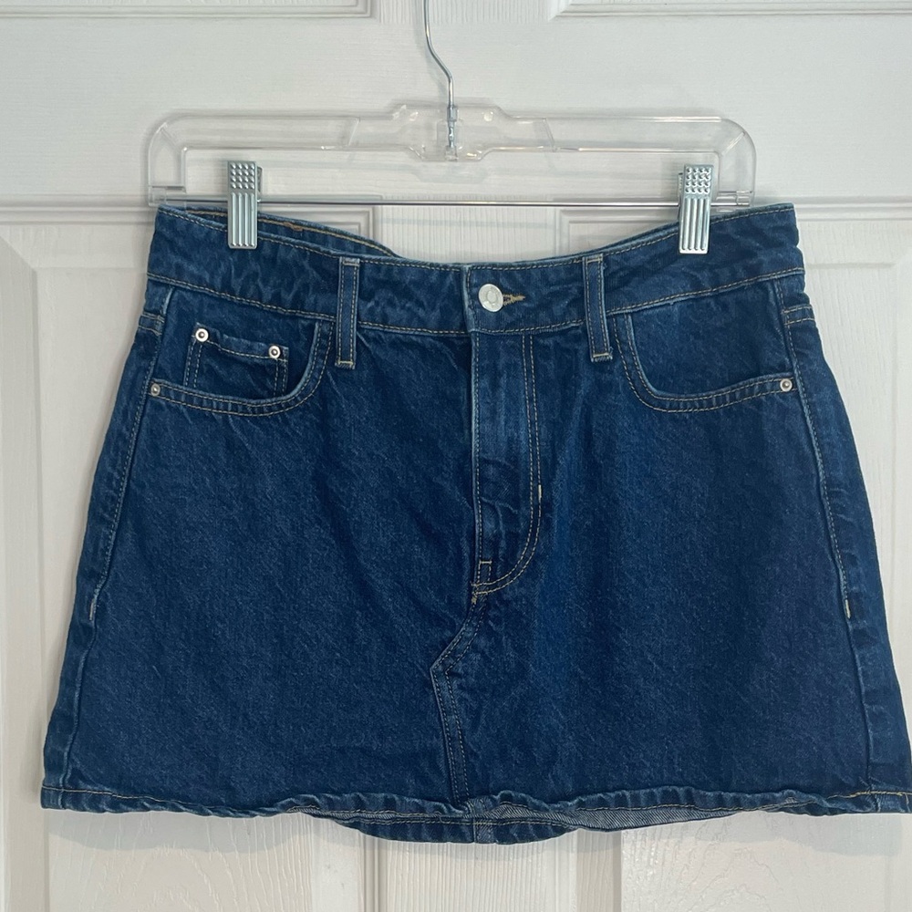 ZARA - DENIM MINI SKIRT SIZE S